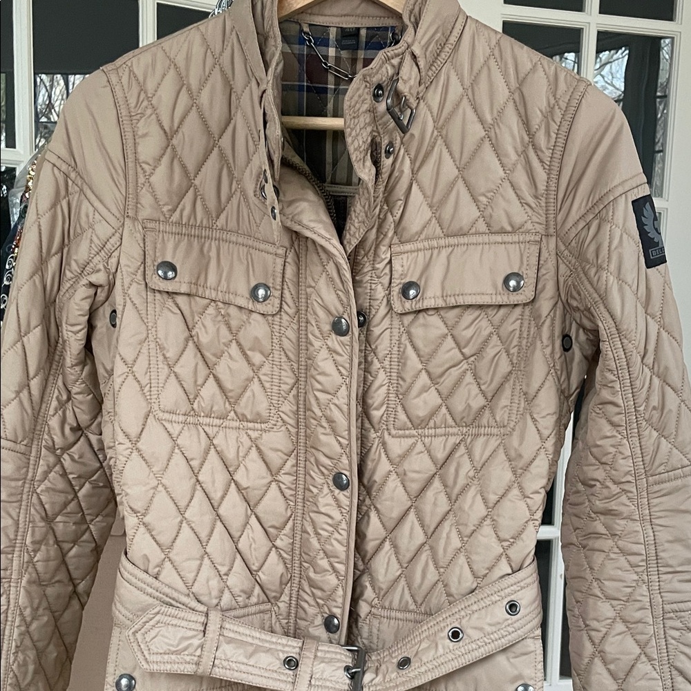 Belstaff Tan Quilted Utility Jacket - Picture 5 of 8